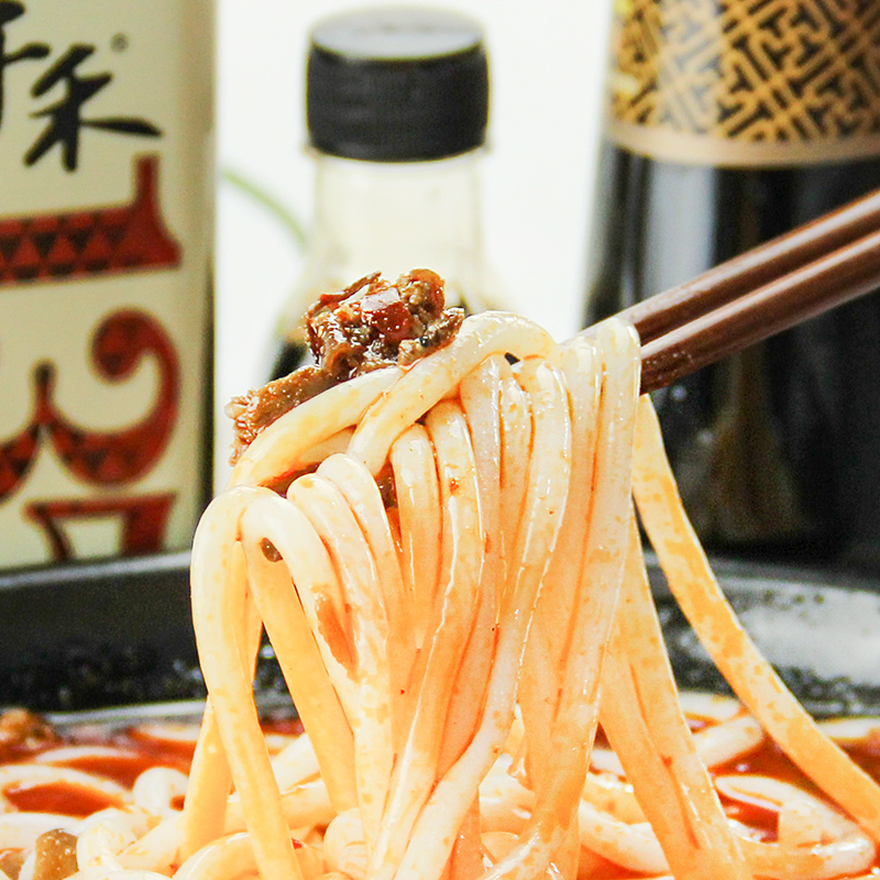 Rice noodle Yunnan authentic bagged 5 catties Yunnan specialty cross-bridge rice noodle semi-dry thick rice noodle dry rice noodle wholesale vacuum