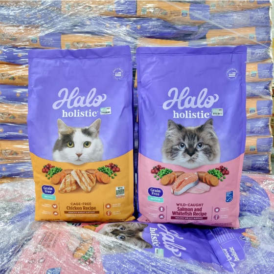 Halo Natural Halo Upgrade Healthy Chicken Cat Food All-Purpose Series Anti-Soft Stool Recommended Fresh Meat Adult Cat Food 10 Lbs