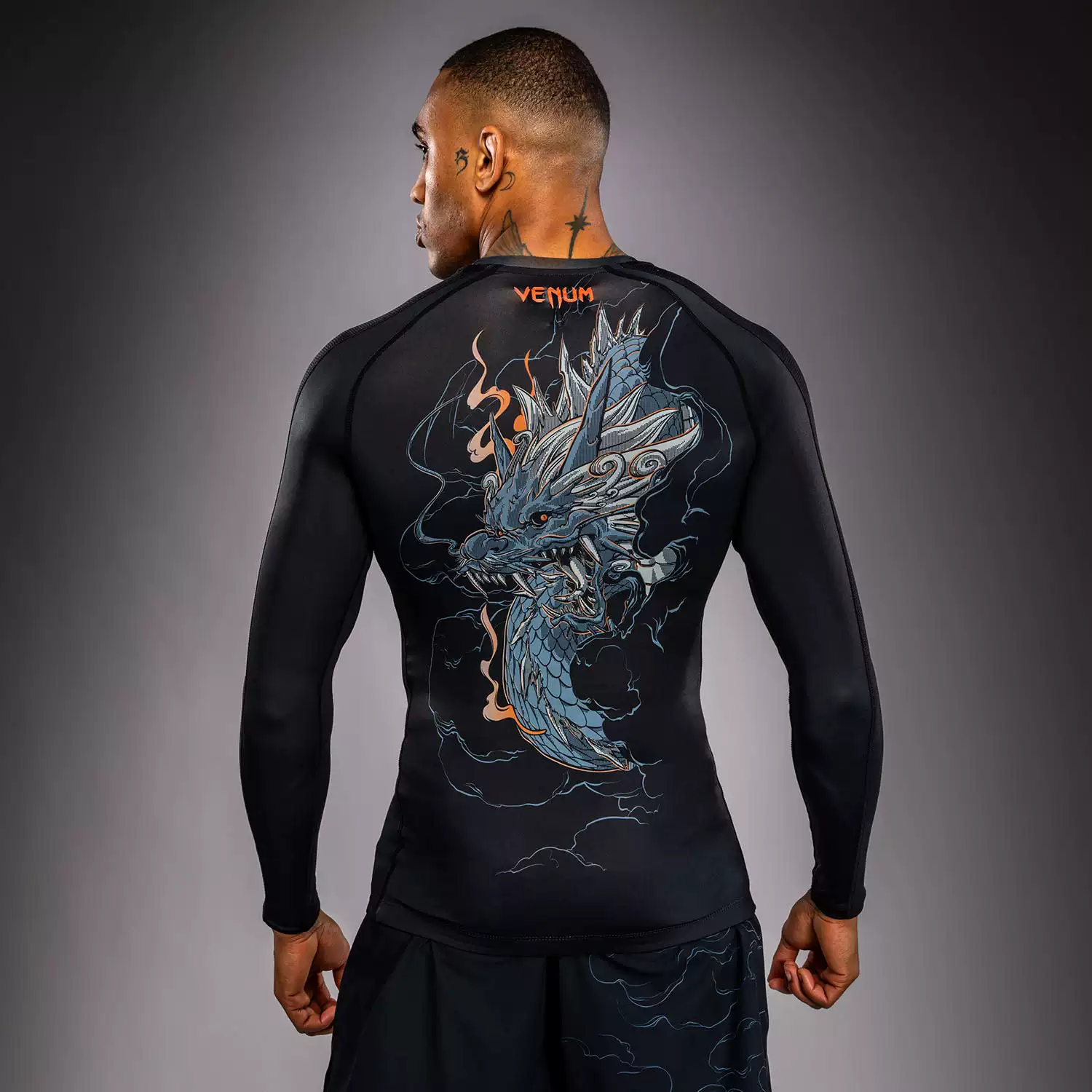 VENUM Venom Thunder Dragon длинные лосины мужские спортивный бокс комплект фитнес тренировка против износа