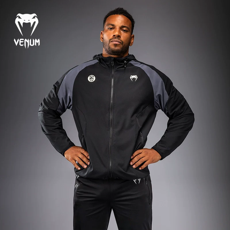 Куртка VENUM Venom Roger Gracie Academy для бега, спортивная, фитнес-верх