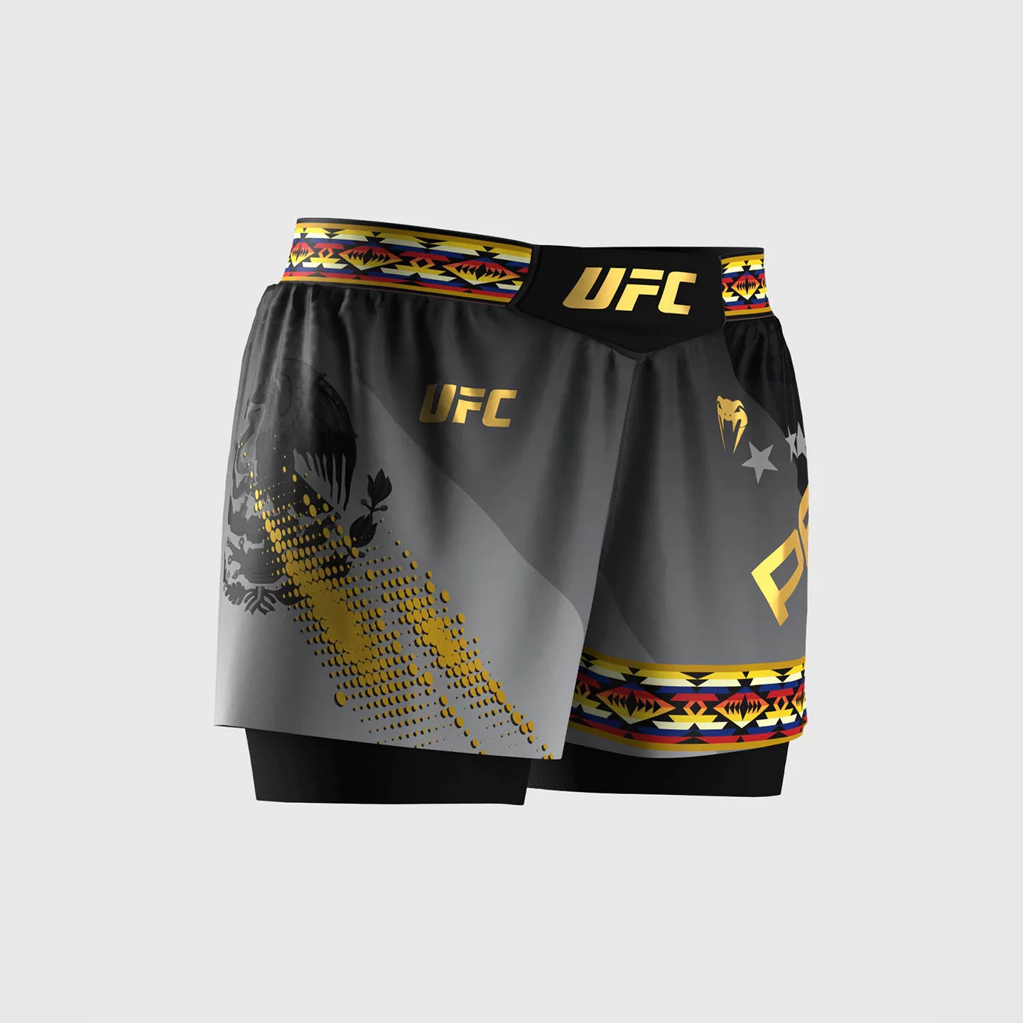 Шорты для боя VENUM Venom UFC Juliana Peña, спортивные, боксёрские, тренировочные
