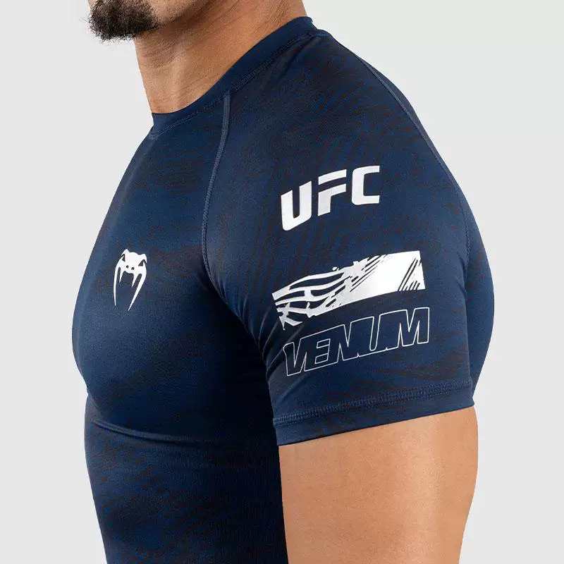 VENUM Venom UFC4.0 Бойцовская неделя Мужские леггинсы с короткими рукавами, спортивные, бокс, фитнес, тренировка, беговые топы