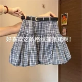 Ретро летняя мини-юбка для отдыха, юбка, А-силуэт