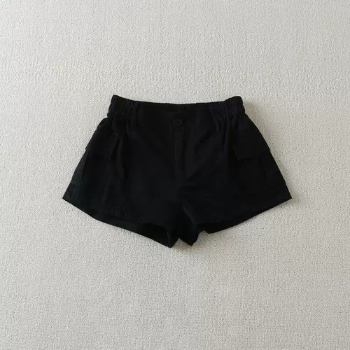 Европейские и американские ретро-шорты 2025 года, новый стиль, полуэластичные, простые, тонкие, универсальные, стираные, шорты-карго большого размера, шорты для женщин