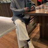 Tide, демисезонные вельветовые штаны, свободный прямой крой, высокая талия, по фигуре