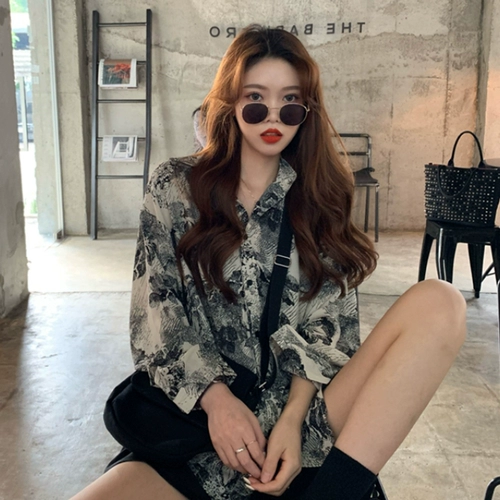 Осенний ретро лонгслив, сексуальная тонкая рубашка