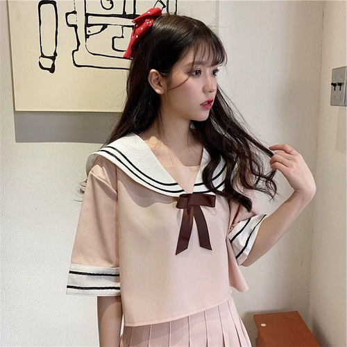 Японская школьная юбка, платье, милая студенческая юбка в складку, мини-юбка, подходит для подростков