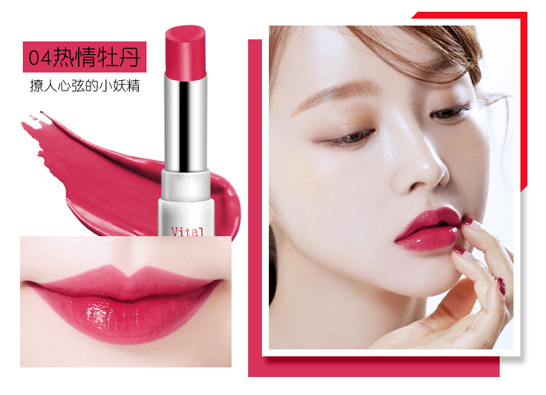 Son dưỡng môi màu nhạt K kéo dài dưỡng ẩm giữ ẩm cho môi giữ ẩm chống khô son môi nữ sinh viên đích thực - Son môi son lì maybelline