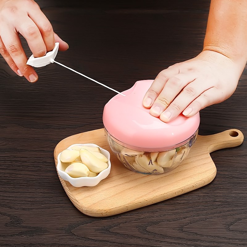 Hand-drawn garlic machine wringer machine shredding vegetable hand-drawn meat grinder pull thread manual dumpling stuffing pull stuffing stuffing multi-function