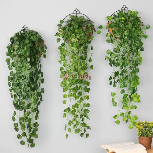 СущностьСимуляция вертикальная настенная рама сгущенной проходы подвесная корзина Домохозяйственная шелка для шелкового цветка, висящая домик арендованного дома зеленый укроп подвеска.