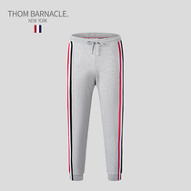  THOM BARNACLE official striped SWEATPANTS WOMENs TB cotton elastic band drawstring casual sports pants