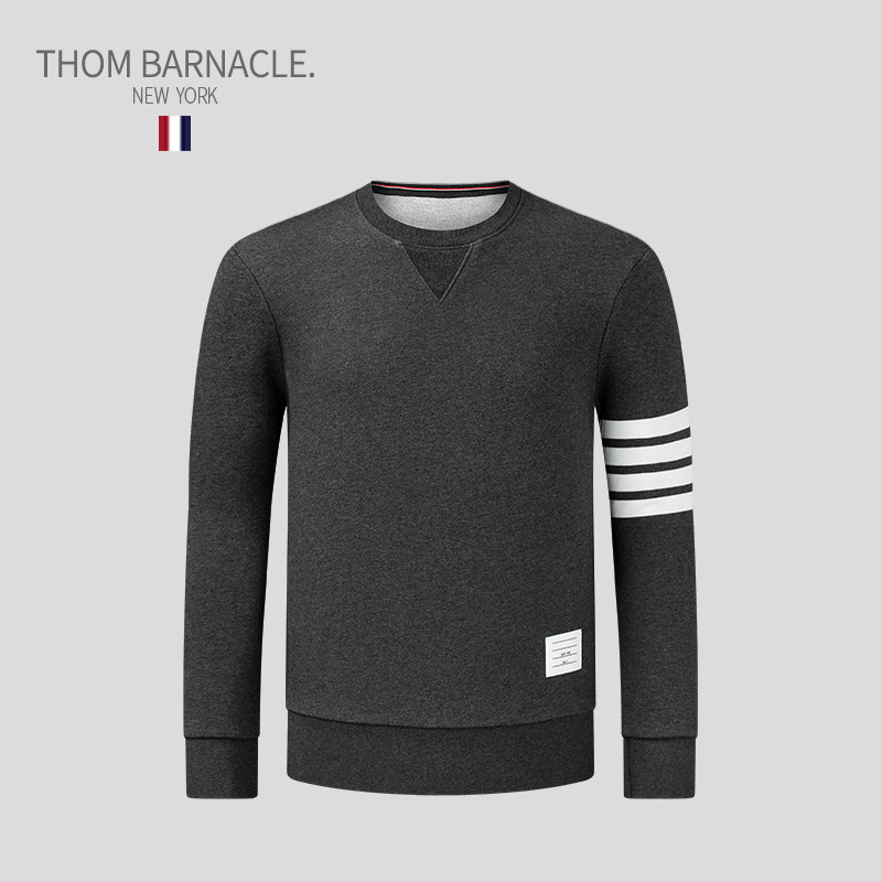 THOM BARNACLE Official Sweatshirt Men's Classic TB Light Luxury Loose Couple Casual Top