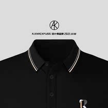 A KNACKFUSS official 2022 new spring male light cooked minimalist turnover POLO fir short sleeve T-shirt