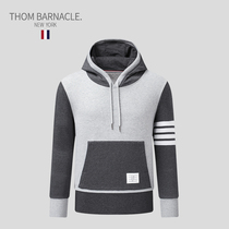 THOM BARNACLE official sweater men fashion fashion brand TB classic splicing couples hoodie women