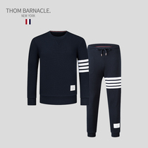 THOM BARNACLE official sweater suit men tb Tide brand cotton pullover hooded sportswear