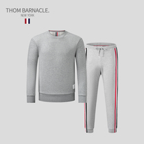 THOM BARNACLE official sweater set men 2021 New tb fashion round neck sportswear