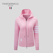  THOM BARNACLE official HOODIE womens national tide TB light luxury four-bar loose casual sportswear