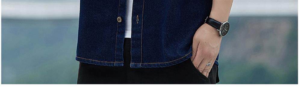 Джинсовая рубашка 牛仔衬衫男秋季新款潮牌宽松日系工装外套男士潮流休闲长袖衬衣服 Lpw