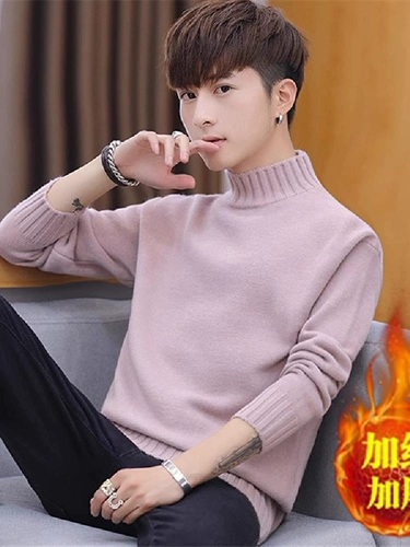 Свитер, трикотажная зимняя модная куртка, увеличенная толщина