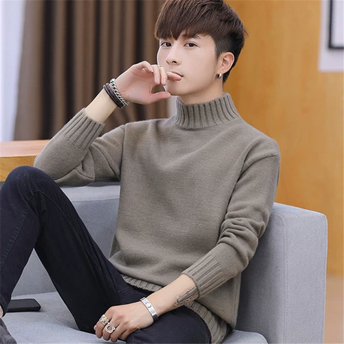 Демисезонный утепленный трендовый свитер, трикотажная куртка для влюбленных, в корейском стиле, оверсайз, увеличенная толщина