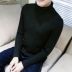 Áo len cao cổ nam mùa thu đông dày phiên bản Hàn Quốc của xu hướng quần áo mùa đông áo len dài cổ áo len - Hàng dệt kim