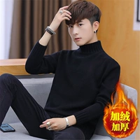 Флисовый, черный, высокий воротник