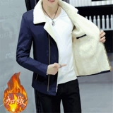 Утепленные джинсы с начесом, мужской пиджак классического кроя, трендовый жакет, подходит для подростков, в корейском стиле