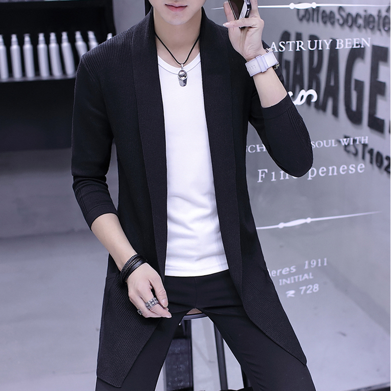 Sweater Men's Cardigan Korean Style Slim Fit Mid-Length Trendy Men's Knitwear Youth Style Clothing Men's Autumn Men's Jacket Sweater Men's Cardigan Korean Style Slim Fit Mid-Length Trendy Men's Knitwear Youth Style Clothing Men's Autumn Men's Jacket