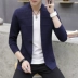 Áo len dệt kim nam cổ chữ V nam dài tay phiên bản Hàn Quốc của xu hướng áo len nam mùa thu và mùa thu - Cardigan Cardigan