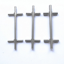 Balcony invisible anti-theft net stainless steel double row cross-line window protection mesh wire rope accessories firmware cross clamp