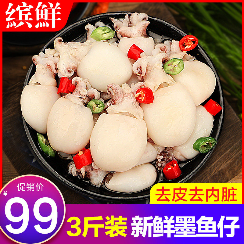 Octopus baby with seeds small squid cuttlefish small sea rabbit fresh frozen fresh small cuttlefish baby seafood fresh frozen