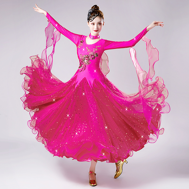 New Modern Dance Costume Women Ballroom Dance Competition Performance