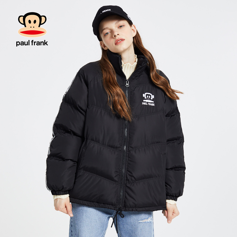 Paul Frank/大嘴猴2019秋冬新款棉服女加厚保暖韩版少女短款棉袄
