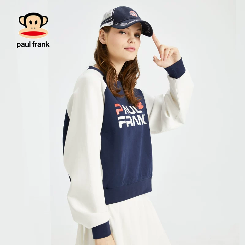 Paul Frank/ Весенний модный толстовка, коллекция 2021 года, тренд сезона, оверсайз, городской стиль