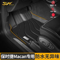 3W full TPE foot pad suitable for 21 Porsche MACAN car foot pad environmental protection trunk pad trunk pad