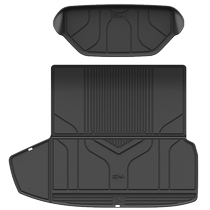 Коврик для багажника из ТПЭ 3 Вт подходит для шестиместного коврика в переднюю часть салона Tesla ModelS Plaid ModelX переднего багажника в салоне