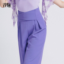 Chunmei Modern Dance Pants Womens Summer Thin Latin Dance Pants Straight Leg Pants Dance Pants Special Pants 2033