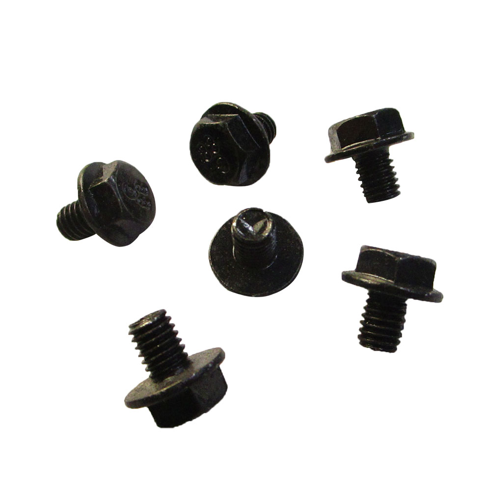 M6 * 8 flange screw flat head hexagonal to edge 10 petrol diesel engine water pump hand start disc screw