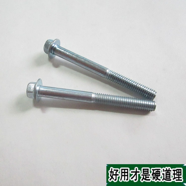 Hexagonal flanged screw M6*60 gasoline engine flange screw GB5787 kart gearbox box screw