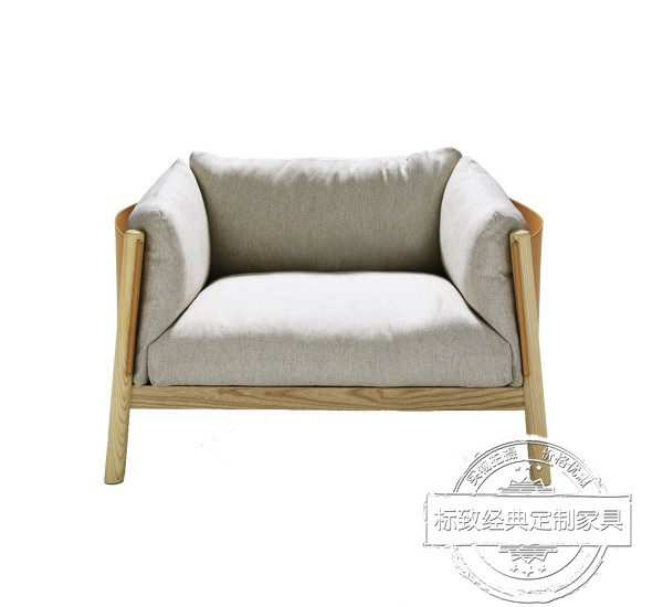 Spot Yak Armchair Peugeot Custom Furniture Solid Wood Leisure Sofa Creative Fashion Hotel Reception Sofa