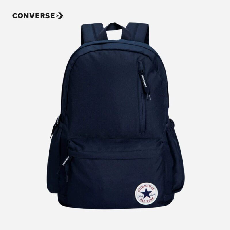 Converse Back-To-School Season Large-Capacity Zippered Student Backpacks for Men and Women, School Bags, Travel Casual Backpacks