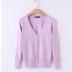 Dệt kim nữ cardigan váy 2019 mùa xuân mới dòng ngắn phụ nữ Hàn Quốc với mùa xuân và mùa thu áo len dài tay khăn choàng chiếc áo khoác nhỏ 