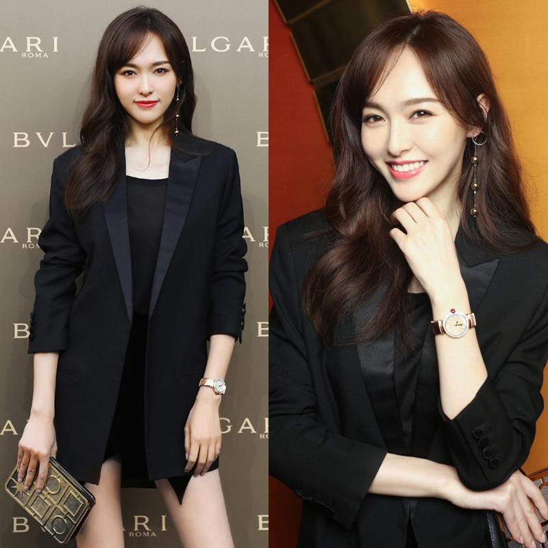 Black autumn long classic suit jacket for leisure, mid-length