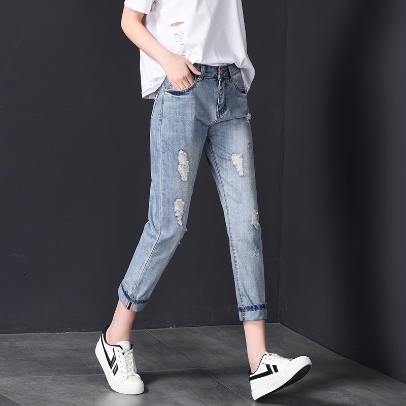 The new spring/summer 2021 skinny straight daddy Harlem pants