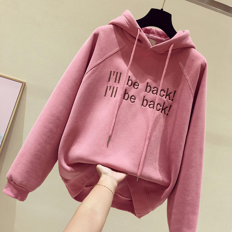 Spring autumn hoody, fashionable top, warm jacket, Korean style, oversize Spring autumn hoody, fashionable top, warm jacket, Korean style, oversize