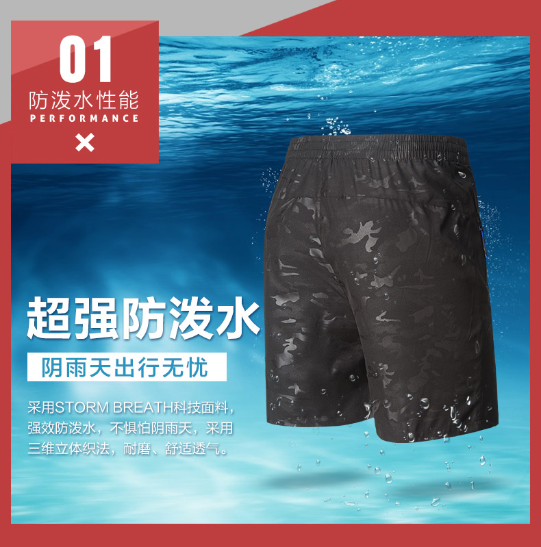 Quần short thể thao nam chạy thể dục lỏng thoáng khí mô hình mùa hè khô nhanh kích thước lớn chân rộng quần bóng thường quần năm quần - Quần thể thao quần dài tập gym nam