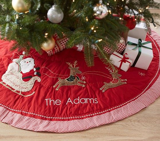 New mini small size American Country Christmas decoration Pure cotton cloth stickers Christmas Tree Skirt Mat Christmas Old Man