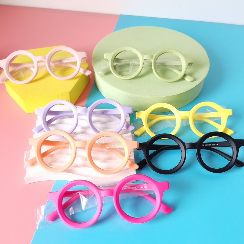 Infant children Eye frames No lenses 2-9-year-old silicone Silicone Baby Boy Girl Cartoon Cute Toy Soft Leg-Taobao