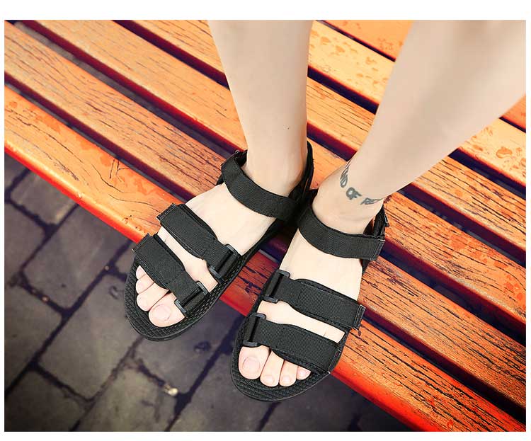 Mùa hè mới Việt Nam sandal cá tính giày nam phiên bản Hàn Quốc sandal nam da bò