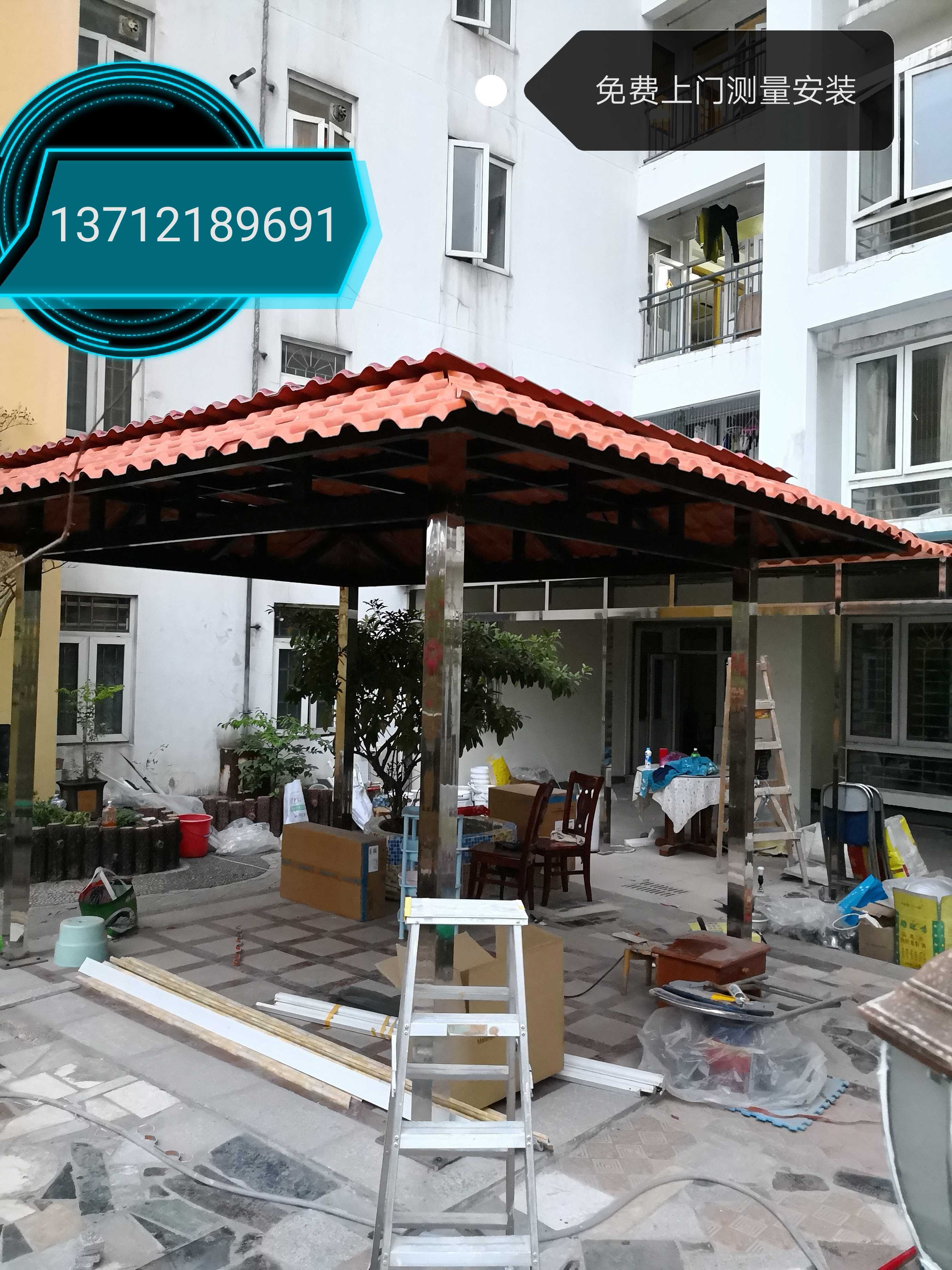 Dongguan stainless steel rain shed aluminum alloy greenhouse aluminum alloy push-pull window casement window screen window flower